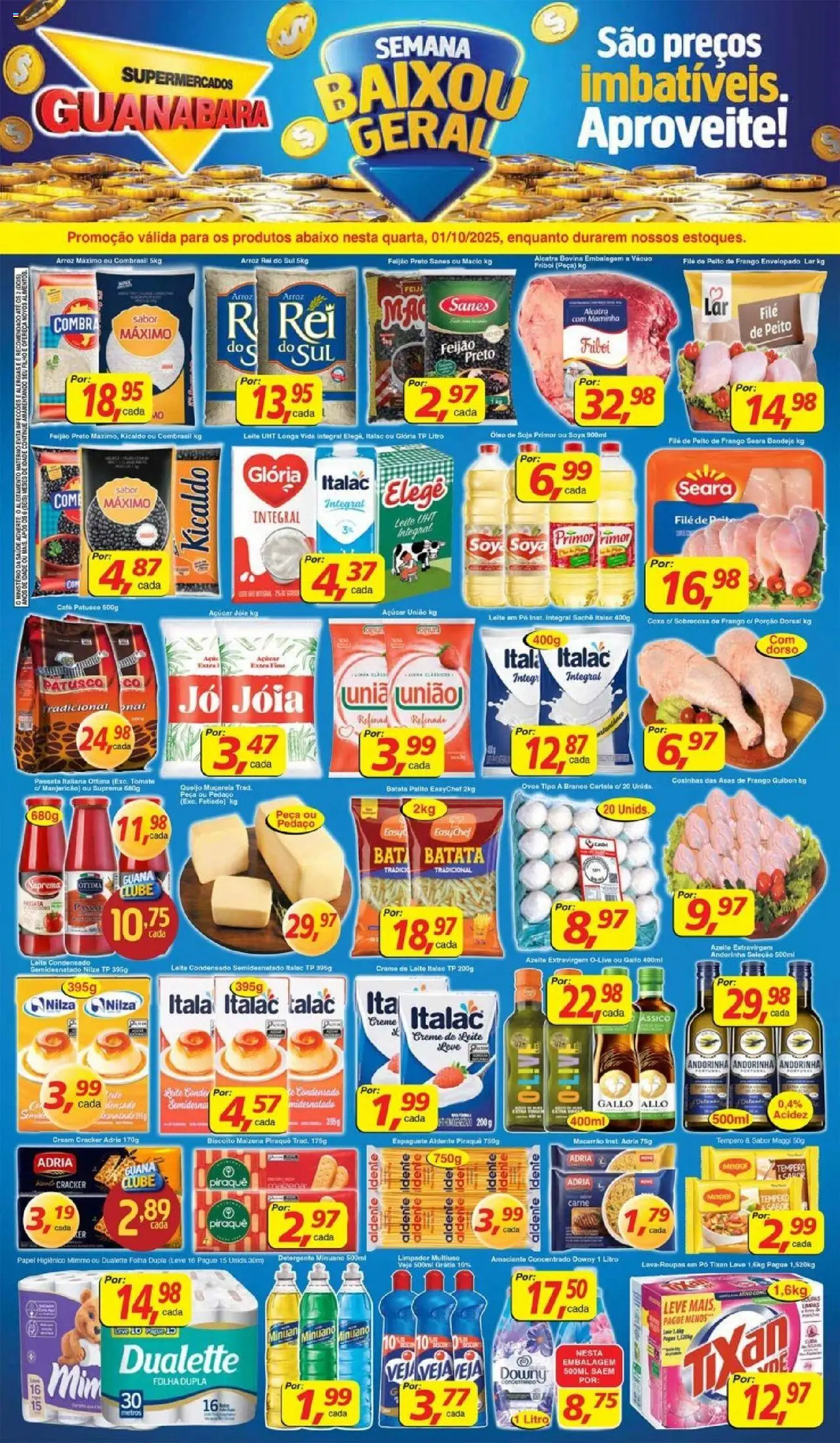 Supermercados Guanabara Folheto - válido de 01.10.2025 | Página: 1
