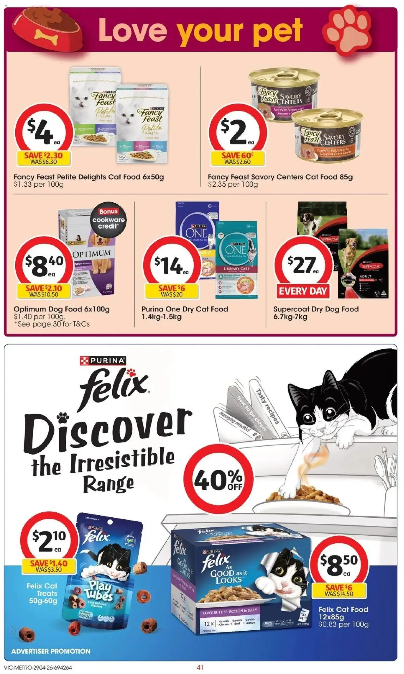 Deals catalogue - valid from 28.04.2026 | Page: 41 | Products: Chicken, Cookware, Dog food, Salmon