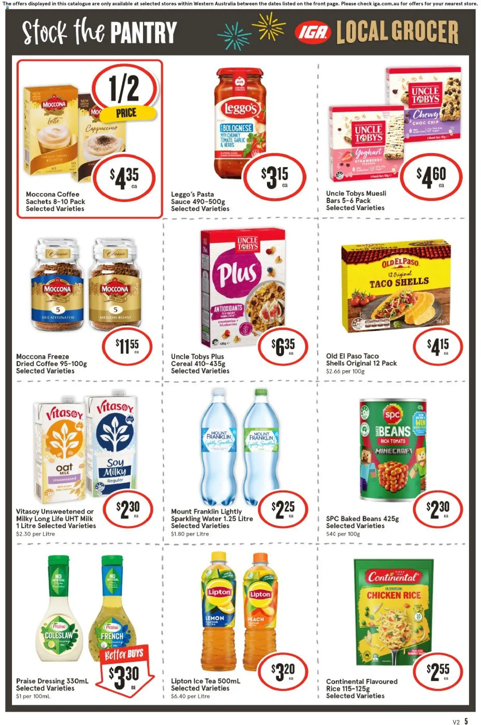 IGA catalogue - valid from 31.12.2025 | Page: 5 | Products: Muffins