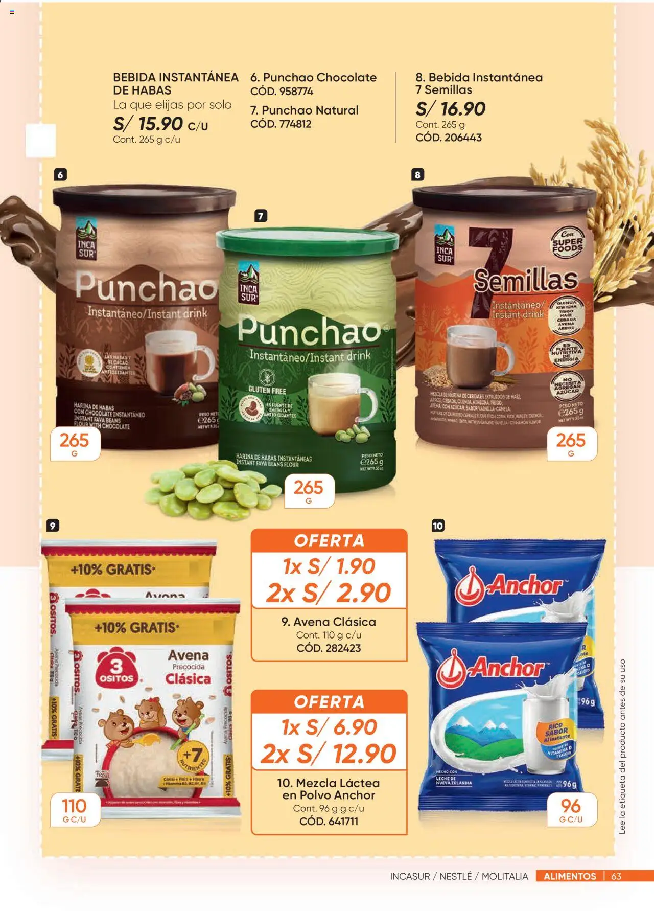 Catálogo Azzorti válido desde 28.07.2025 | Página: 63 | Productos: Chocolate, Avena, Peso, Polvo
