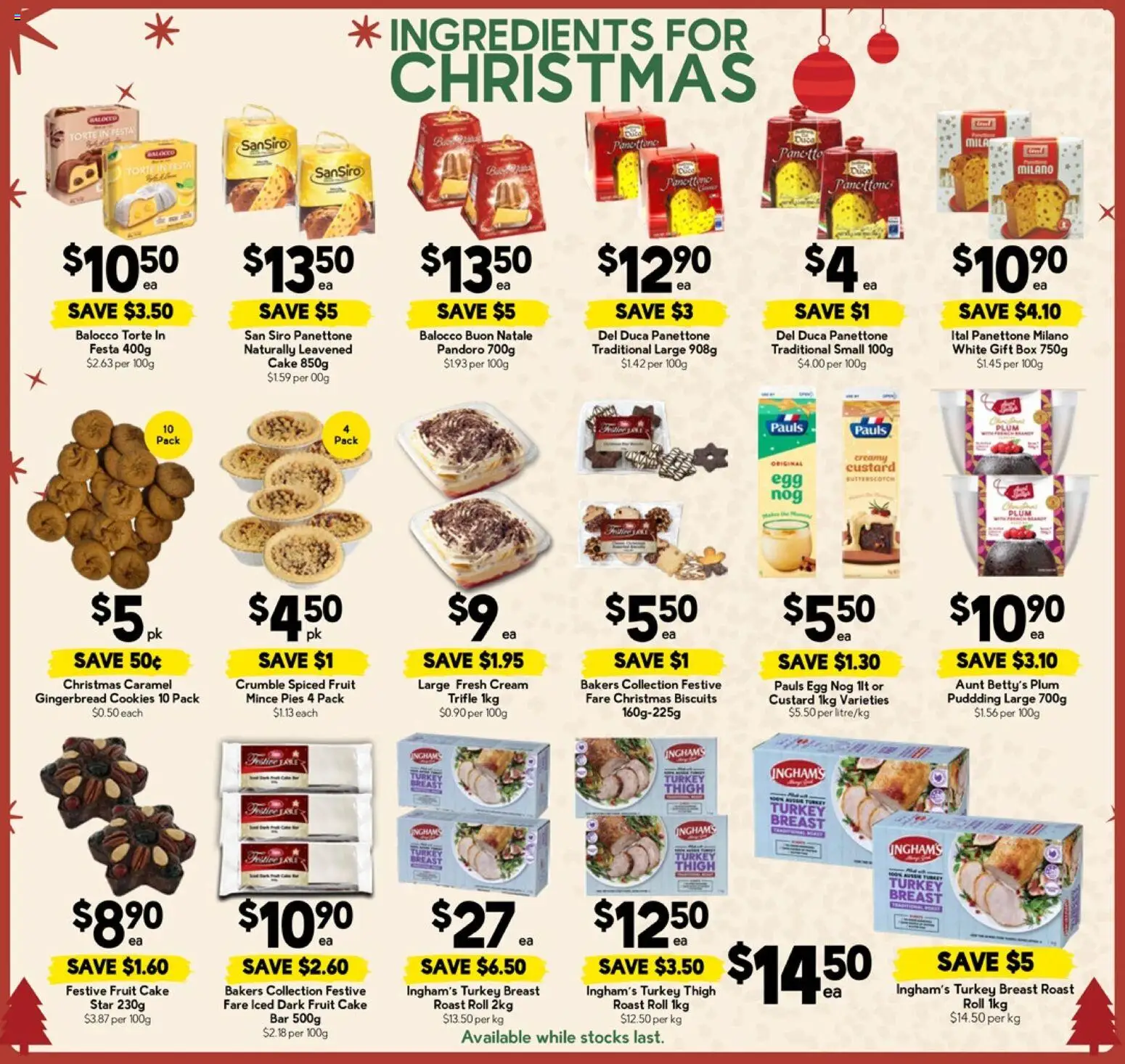 Drakes catalogue - valid from 17.12.2025 | Page: 3 | Products: Box, Cream, Biscuits, Turkey