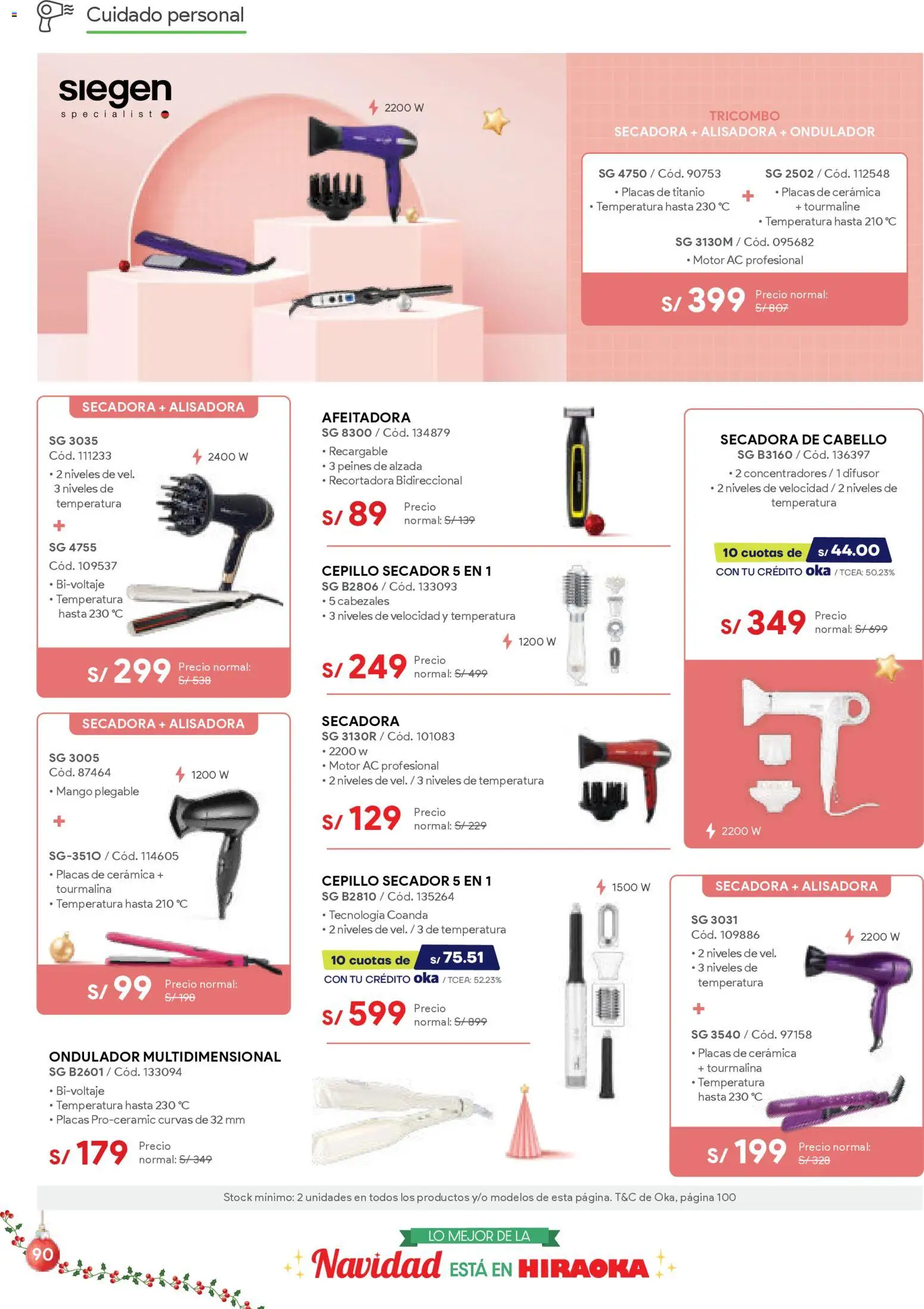 Catálogo Hiraoka válido desde 06.12.2025 | Página: 90 | Productos: Secadora