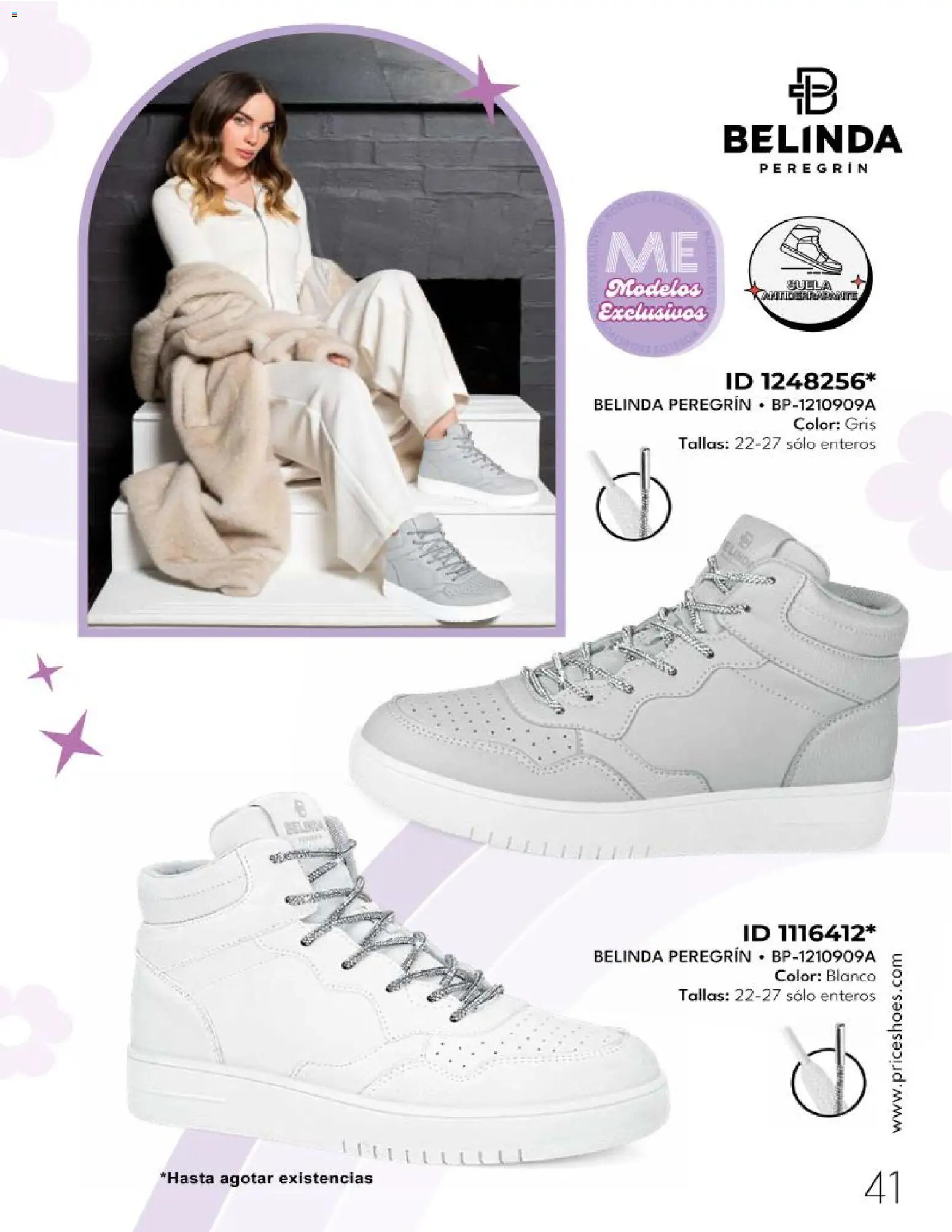 Nuevas ofertas de Price Shoes válidas en toda la República Mexicana desde el 08.12.2025. ¡Encuentra las mejores ofertas en Price Shoes catálogo Belinda! | Página: 41