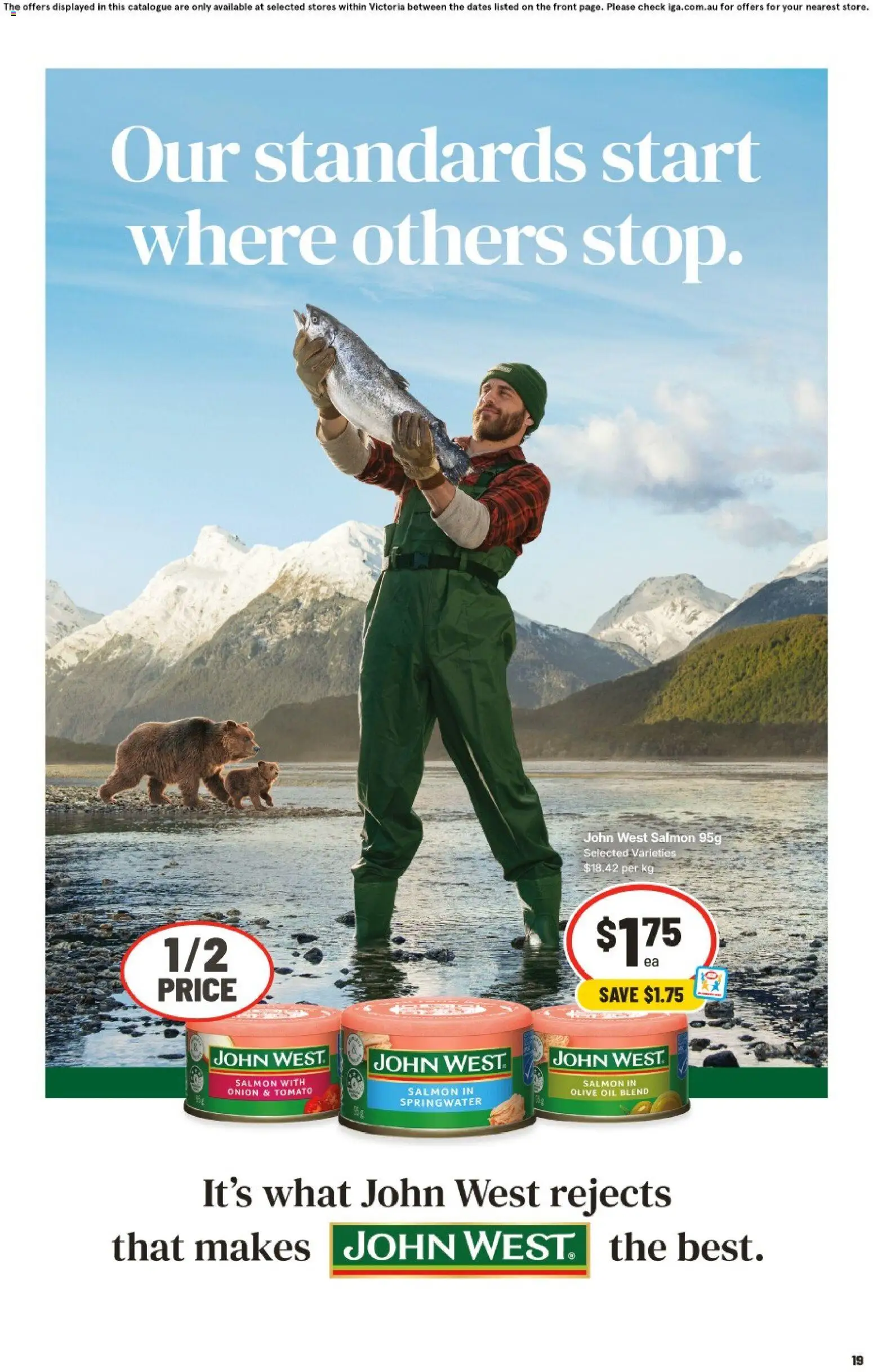 IGA catalogue - valid from 11.03.2026 | Page: 18 | Products: Oil, Olive oil, Salmon