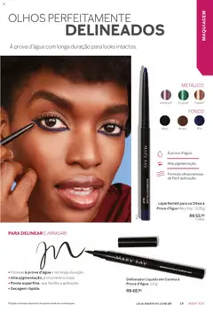 Mary Kay - Catálogo Outubro 2025 - Pré-Visualização do folheto da loja Mary Kay, válido de 01.10.2025 | Página: 19 | Produtos: Maquiagem, Delineador, Lápis, Caneta