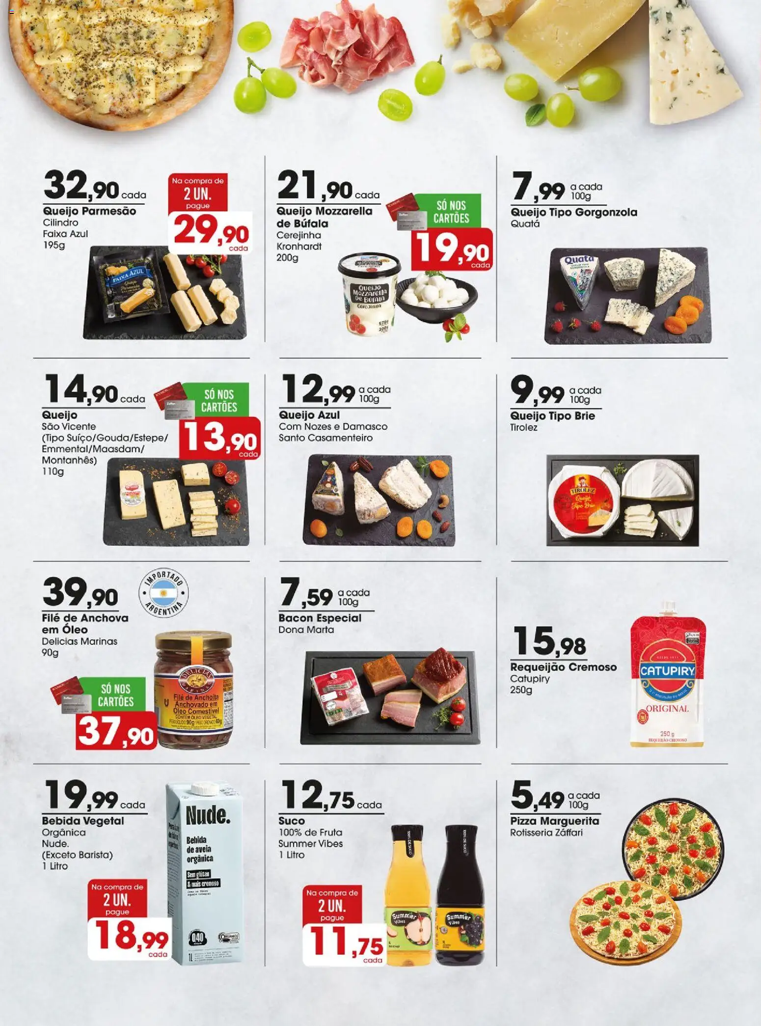 Zaffari Folheto - válido de 16.12.2025 | Página: 12 | Produtos: Óleo, Anchova, Catupiry, Queijo parmesão