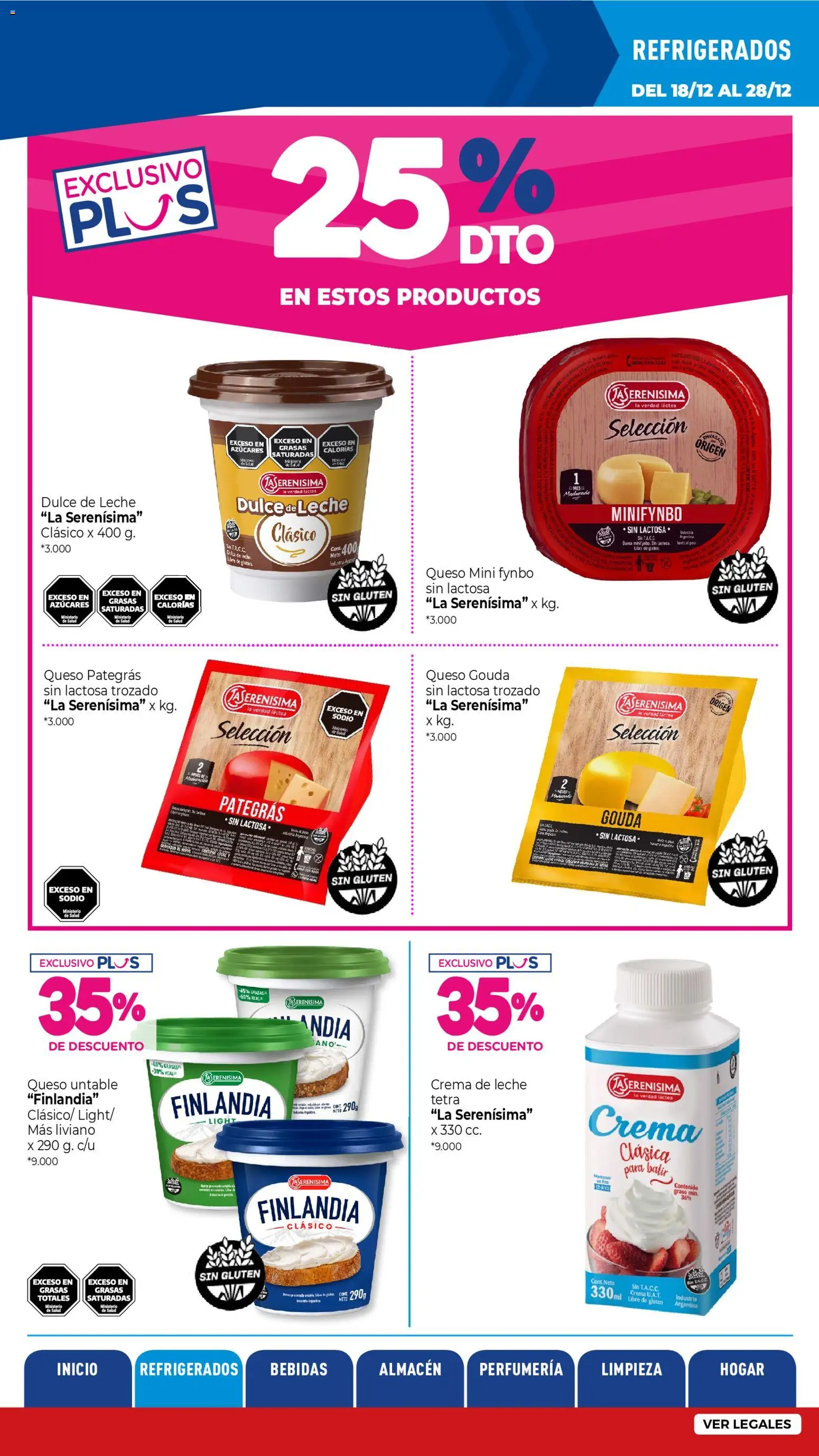 La Anonima Insuperables │ válido desde el 18.12.2025 | Página: 8 | Productos: Dulce de leche, Leche, Queso, Crema