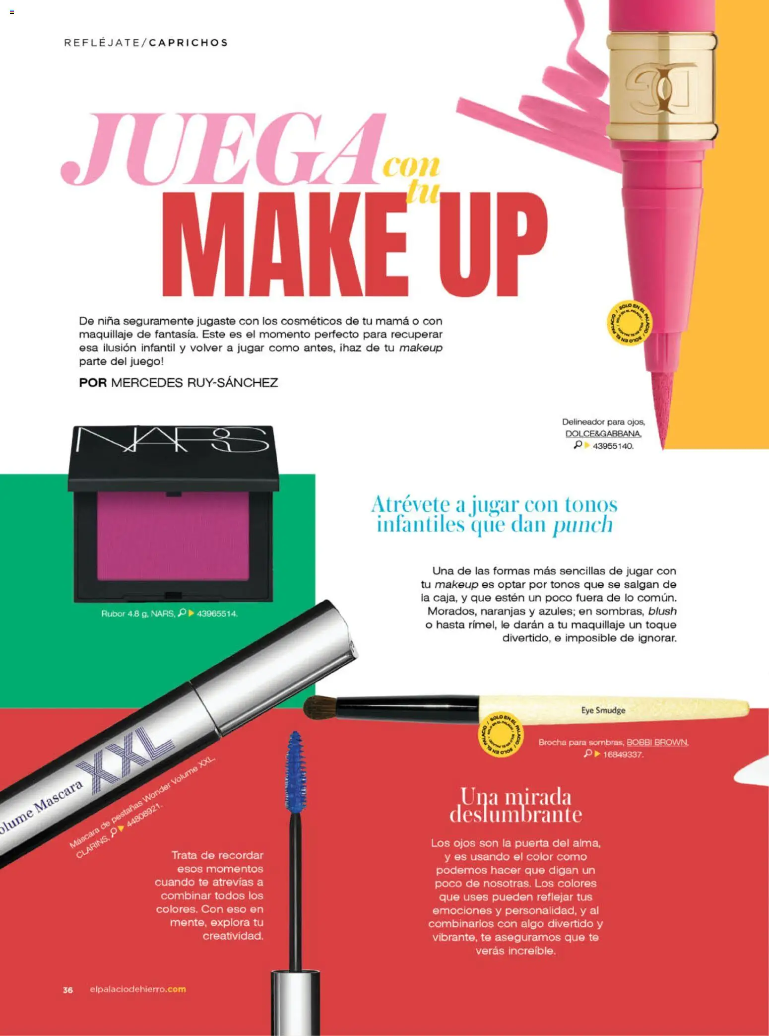 Nuevas ofertas de Palacio De Hierro válidas en toda la República Mexicana desde el 01.04.2026. ¡Encuentra las mejores ofertas en Palacio De Hierro catálogo! | Página: 38 | Productos: Naranjas, Juego, Maquillaje, Delineador