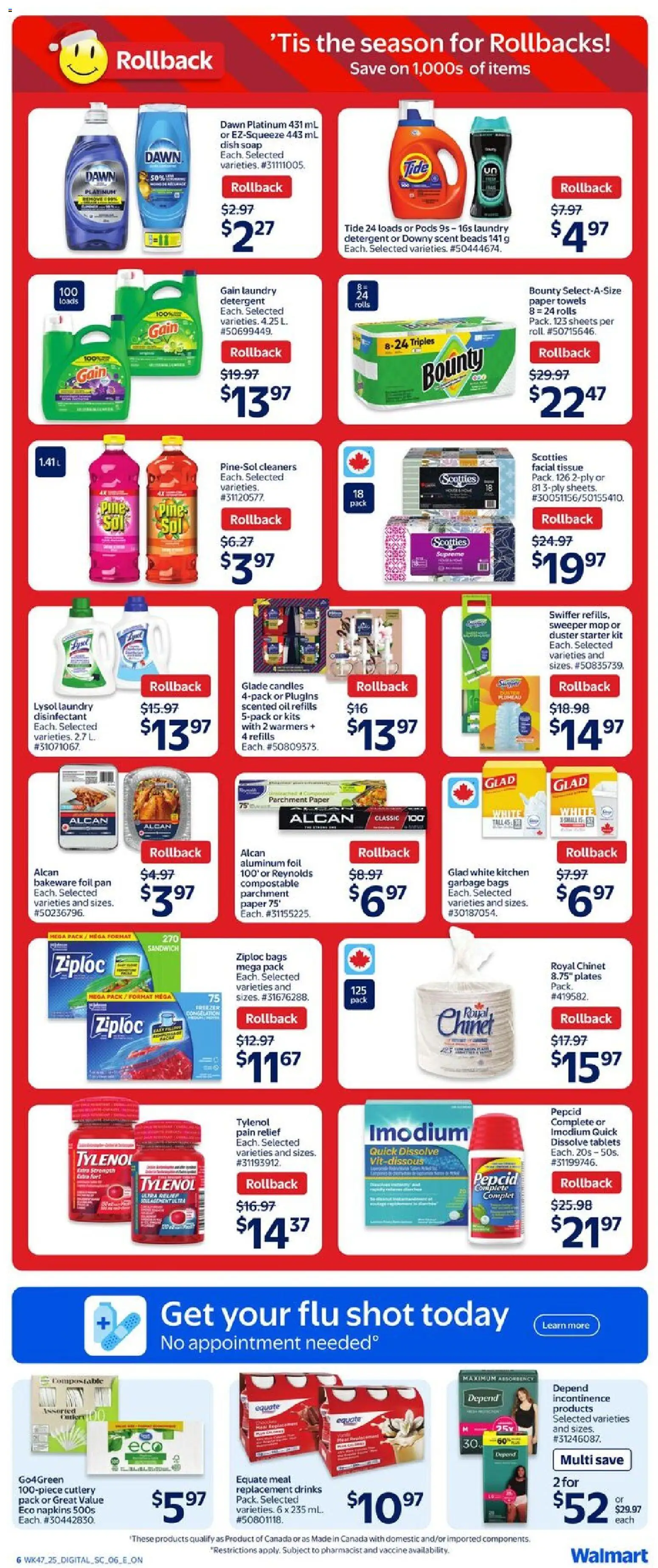 Walmart flyer valid from 18.12.2025 | Page: 14 | Products: Freezer, Soap, Detergent, Oil