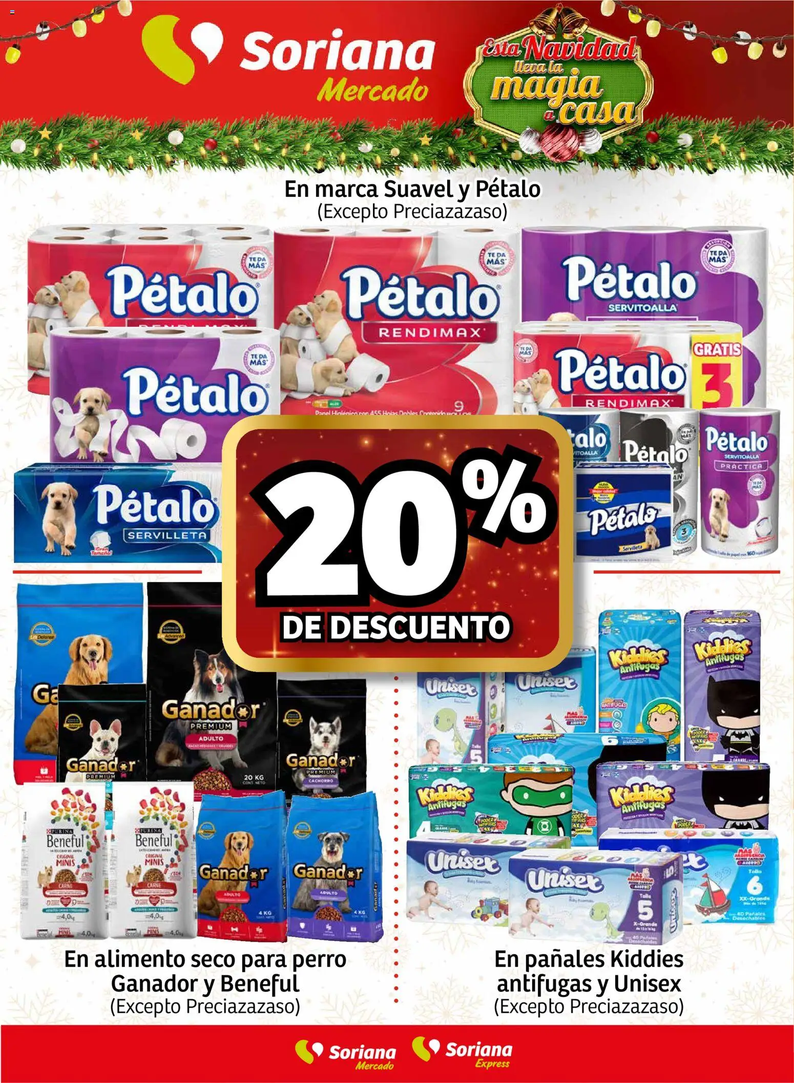 Nuevas ofertas de Soriana válidas en toda la República Mexicana desde el 20.11.2025. ¡Encuentra las mejores ofertas en Soriana - Fin de Semana Mercado: Tamaulipas! | Página: 2