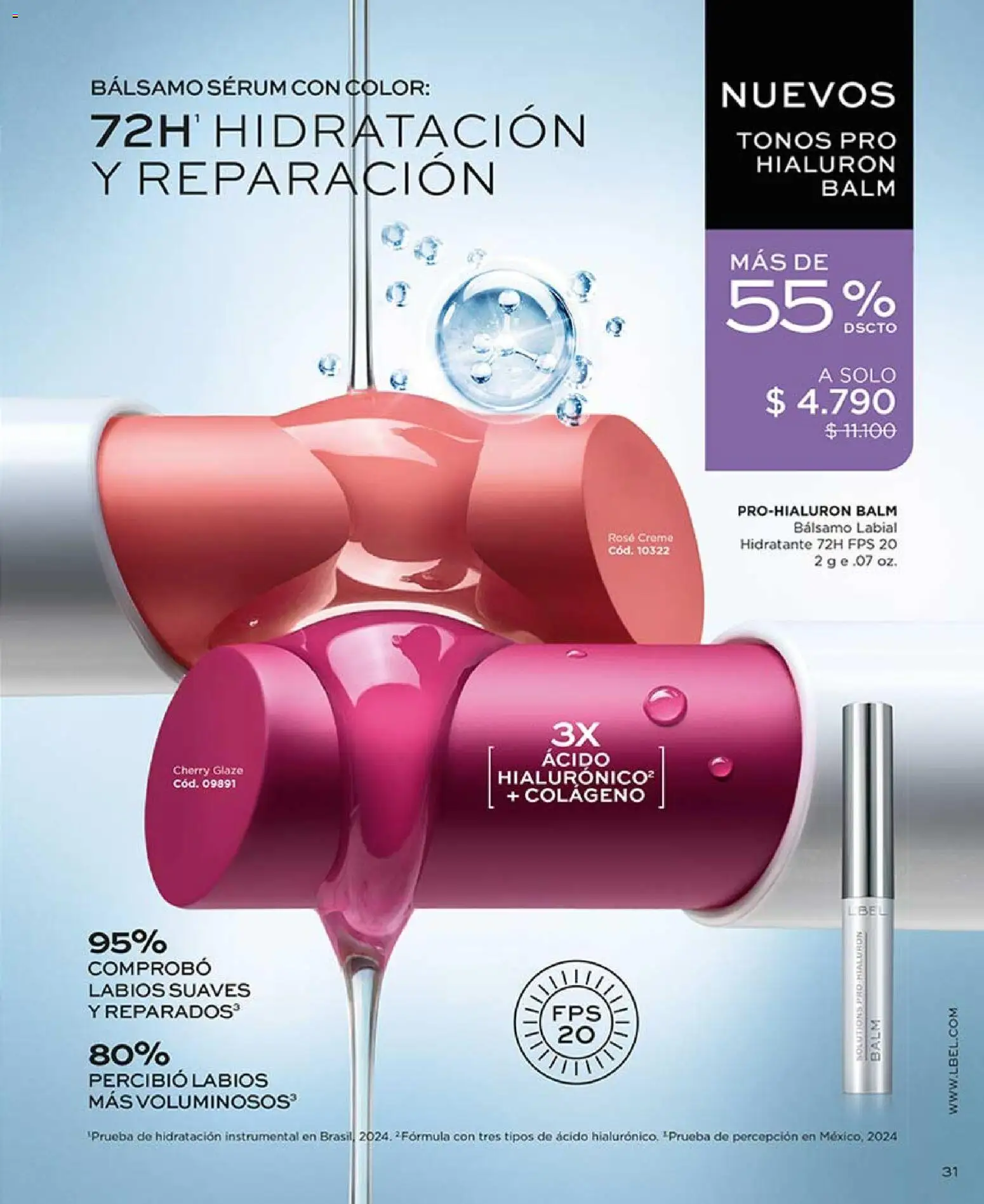 Catálogo L'Bel Campaña 5 │ válido desde el 01.03.2026 | Página: 31 | Productos: Bálsamo, Labial, Serum