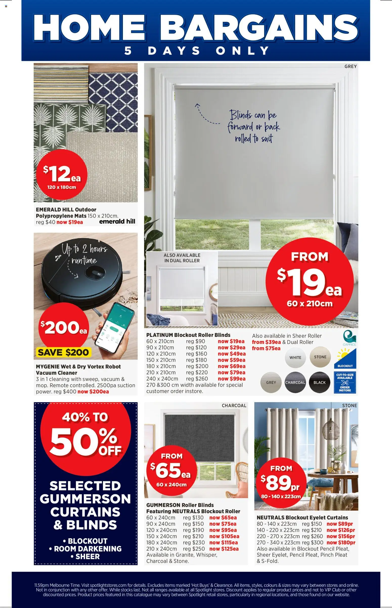 Spotlight catalogue - valid from 29.10.2025 | Page: 8 | Products: Blinds, Cleaner, Suit, Vacuum cleaner