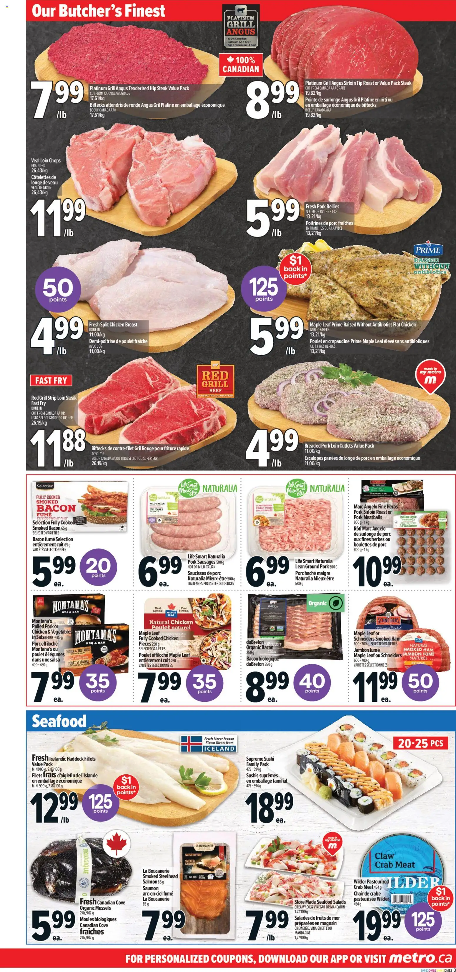 Metro flyer valid from 06.11.2025 | Page: 8 | Products: Beef, Grill, Ham, Pork