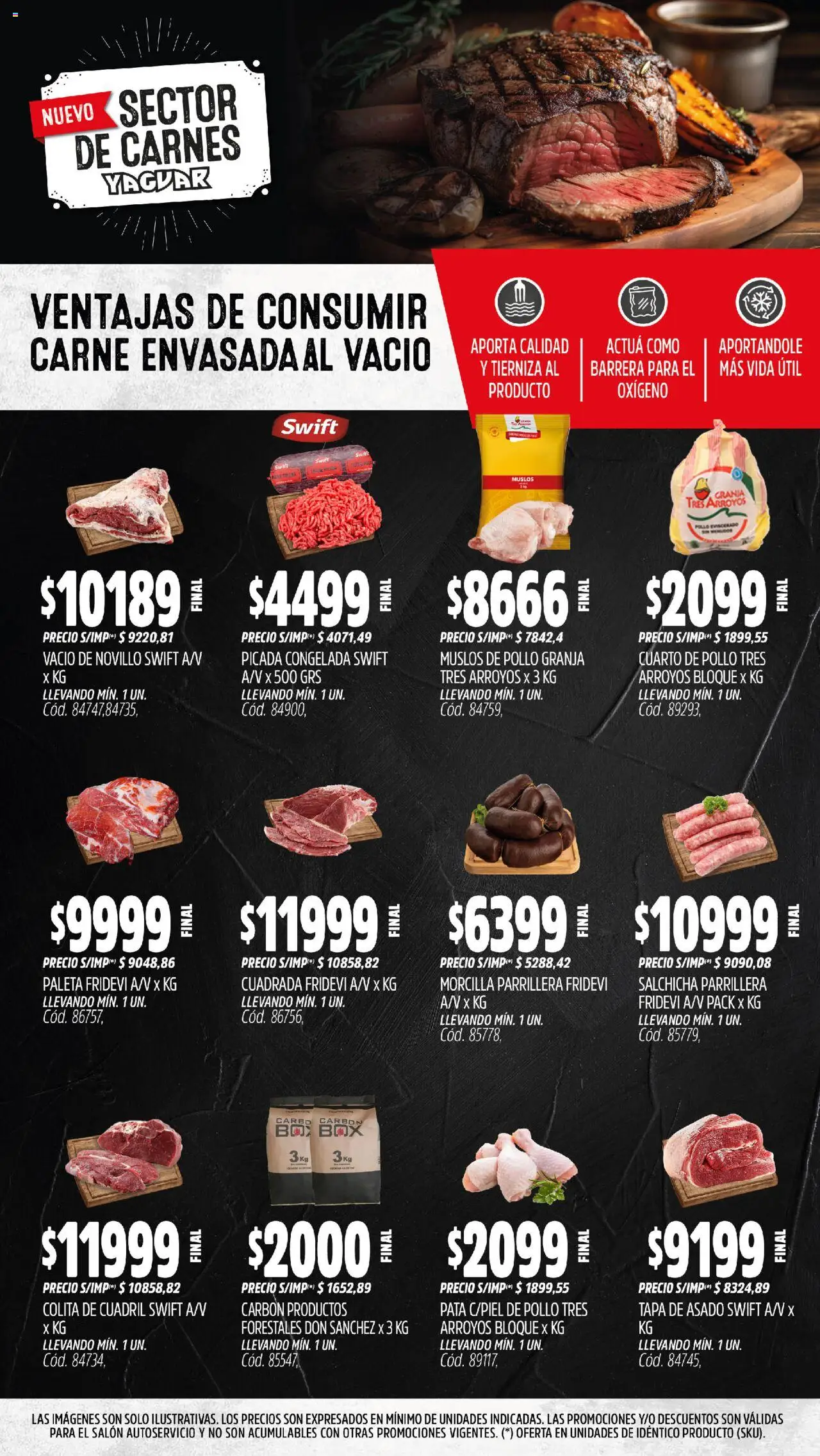 Yaguar - Trelew │ válido desde el 20.10.2025 | Página: 5 | Productos: Pollo, Salchicha, Paleta, Morcilla