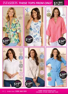 Preview of Innovations Catalogue Summer Sale - valid from 09.12.2025 | Page: 20 | Products: Floral, Salmon, Shorts, Peach