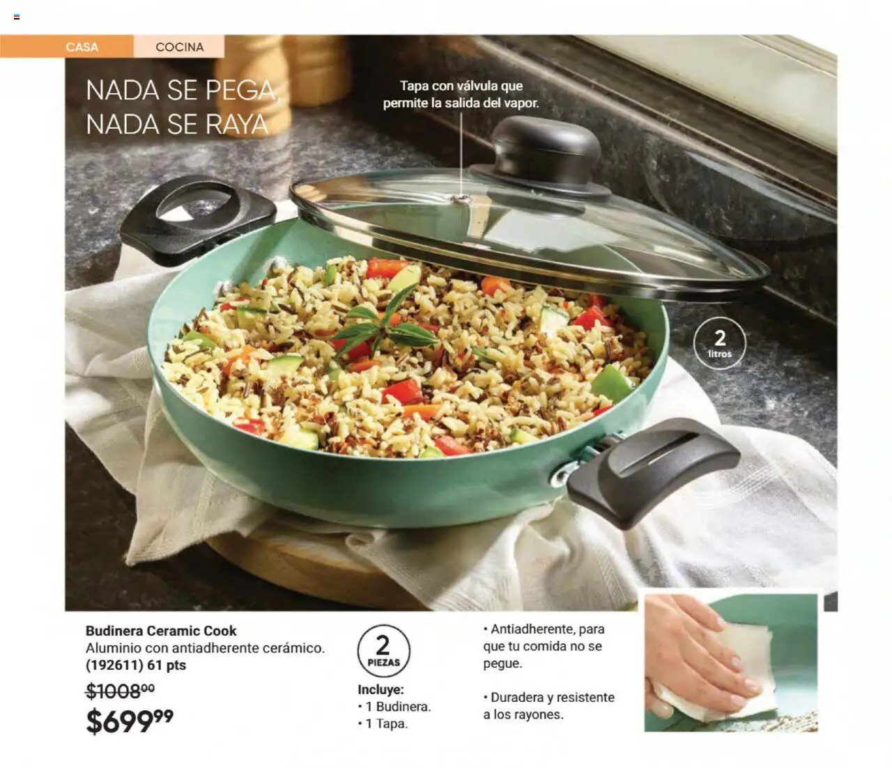 Nuevas ofertas de AVON válidas en toda la República Mexicana desde el 09.08.2025. ¡Encuentra las mejores ofertas en AVON - Casa & Estilo 13 2025! | Página: 66 | Productos: Budinera, Cocina, Válvula