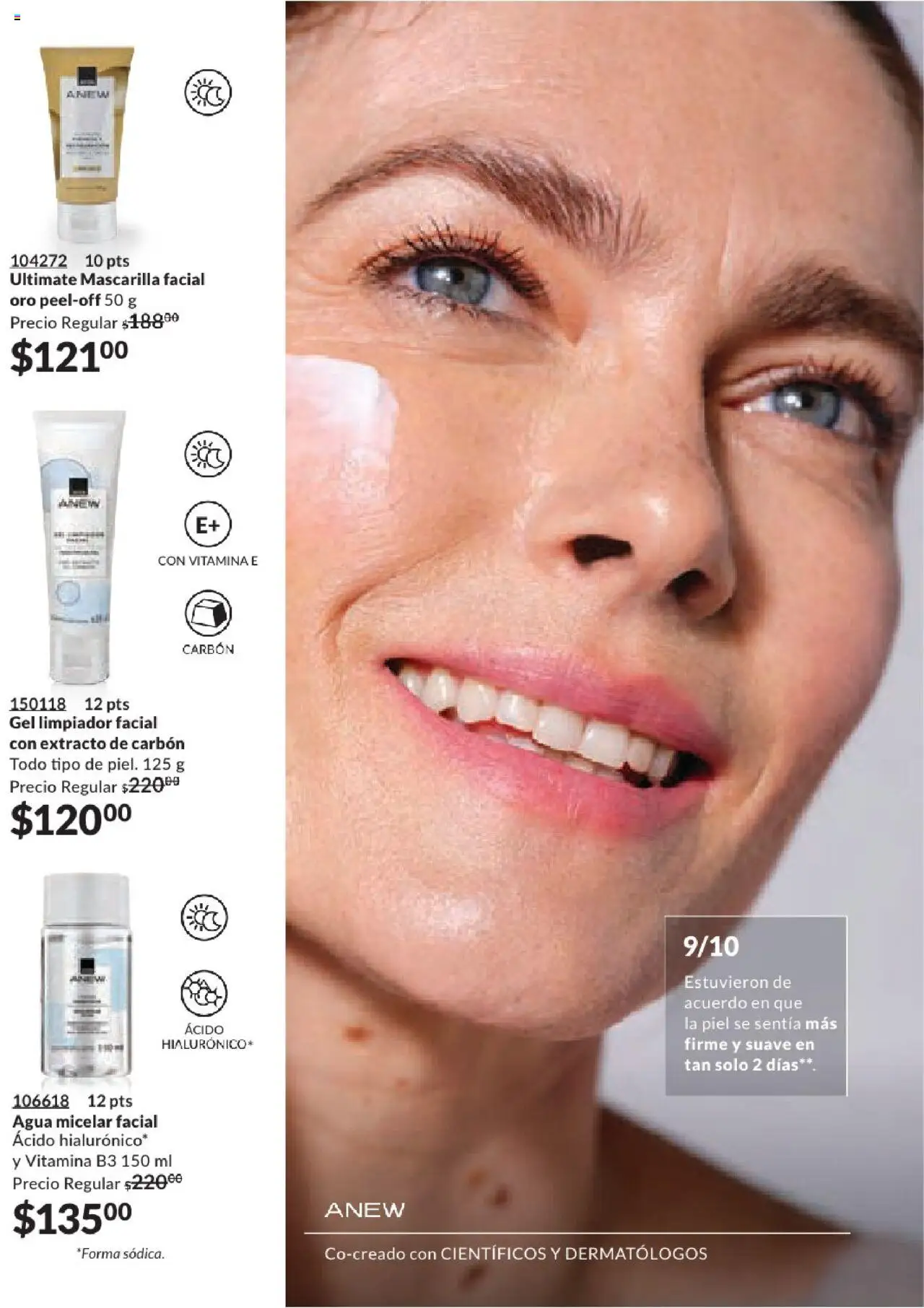 Nuevas ofertas de AVON válidas en toda la República Mexicana desde el 17.03.2025. ¡Encuentra las mejores ofertas en AVON campaña 7 2025! | Página: 10 | Productos: Agua, Limpiador, Limpiador facial, Mascarilla