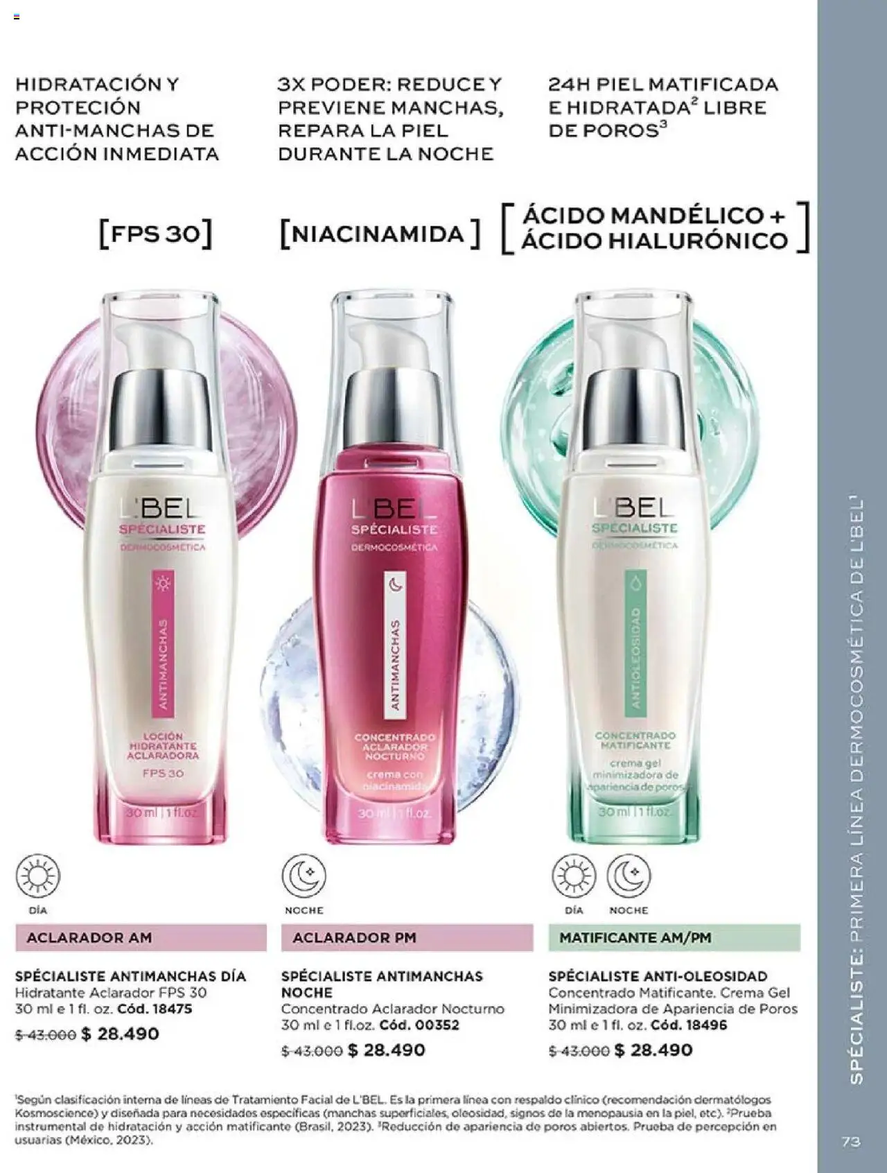 Catálogo L'Bel Campaña 16 │ válido desde el 24.09.2025 | Página: 73 | Productos: Loción, Crema