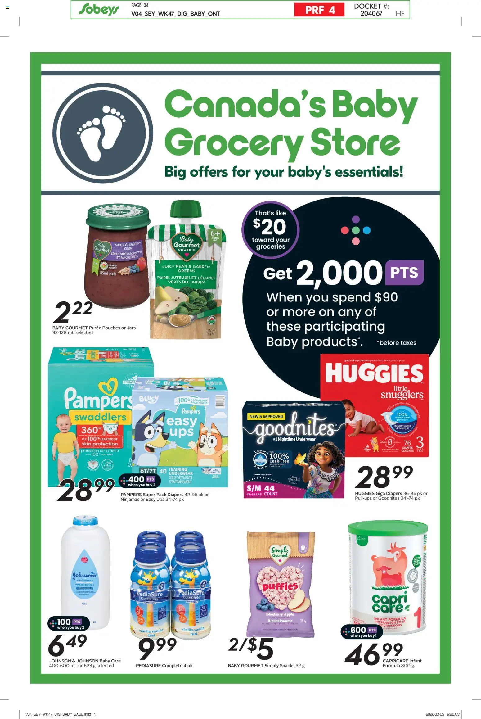 Sobeys flyer valid from 19.03.2026 | Page: 24 | Products: Underwear