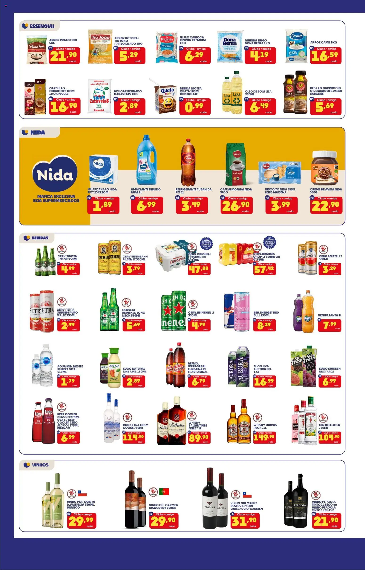 Boa Supermercados Folheto - válido de 27.02.2026 | Página: 2 | Produtos: Fanta, Vinho, Soja, Guardanapo