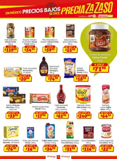 Vista previa de Soriana - Preciazazaso Súper: Camp, Chia, Oax, Q. Roo, Tab, Yuc, nuevo folleto de la tienda, válido en México a partir del 02.01.2026 | Página: 3 | Productos: Durazno, Crema, Cacao, Mate