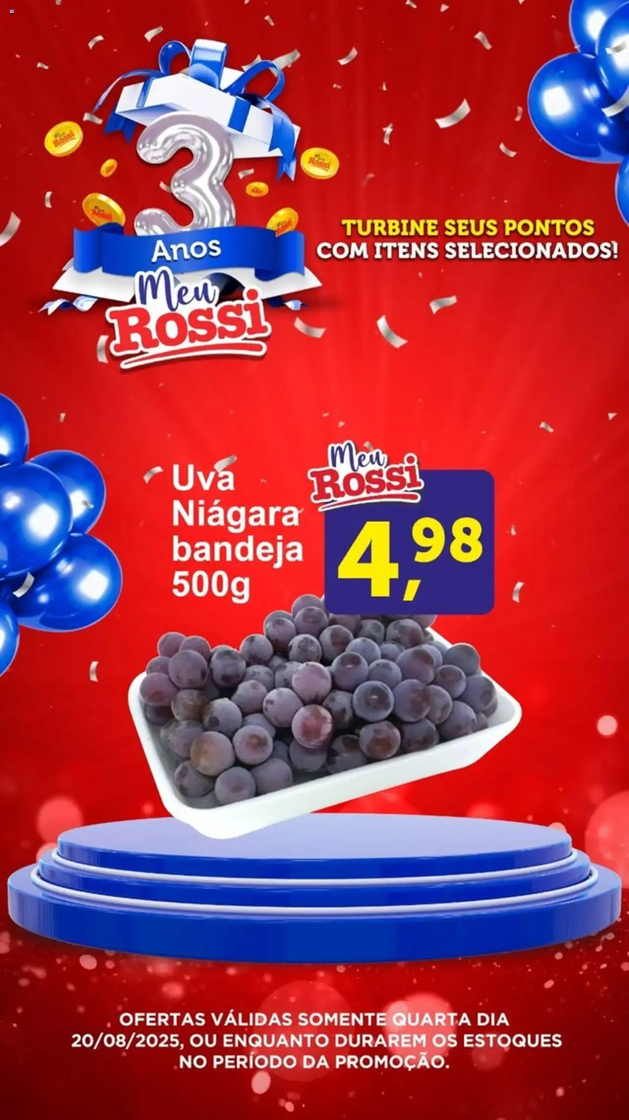 Rossi Supermercados Folheto - válido de 20.08.2025 | Página: 2 | Produtos: Bandeja
