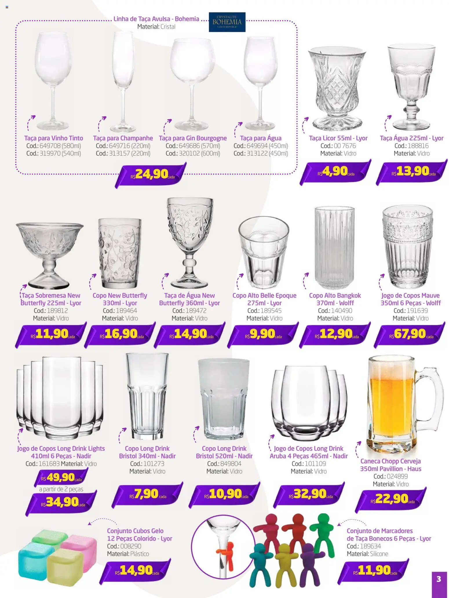 Preçolandia Folheto - válido de 07.11.2025 | Página: 3 | Produtos: Caneca, Cerveja, Gin, Copos