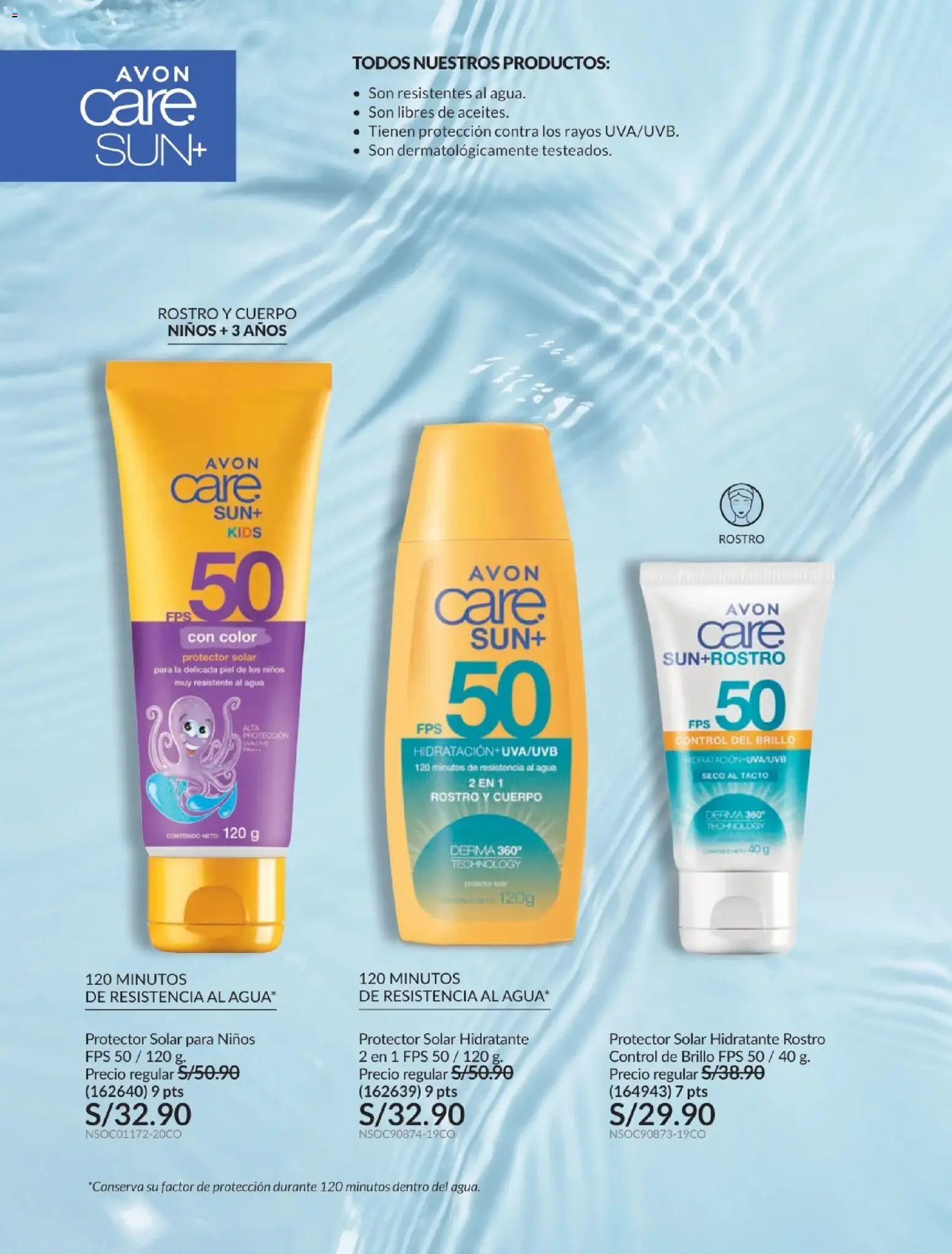 Catálogo Avon válido desde 01.01.2026 | Página: 137 | Productos: Protector solar