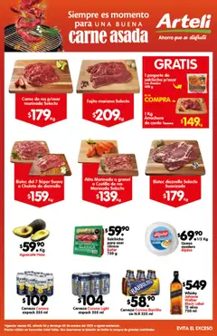 Vista previa de Arteli - Folleto Valles Carnes & Cortes, nuevo folleto de la tienda, válido en México a partir del 03.10.2025