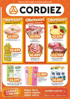 Vista previa Cordiez ofertas válido desde el 13.11.2025