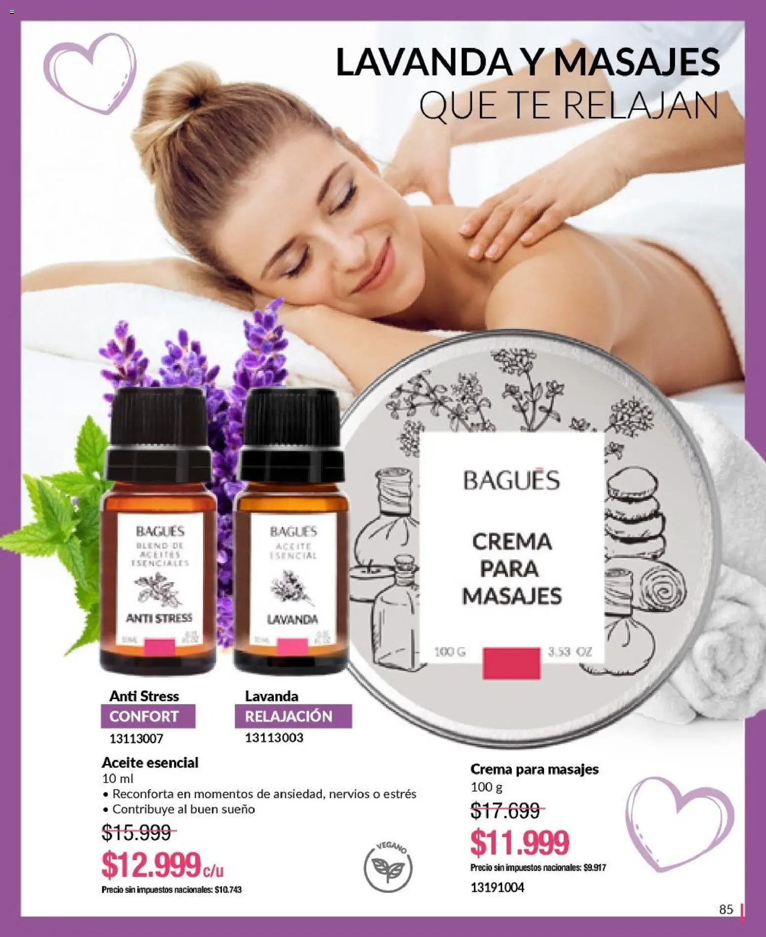 Bagués - Catálogo │ válido desde el 12.01.2026 | Página: 85 | Productos: Aceite, Té, Crema