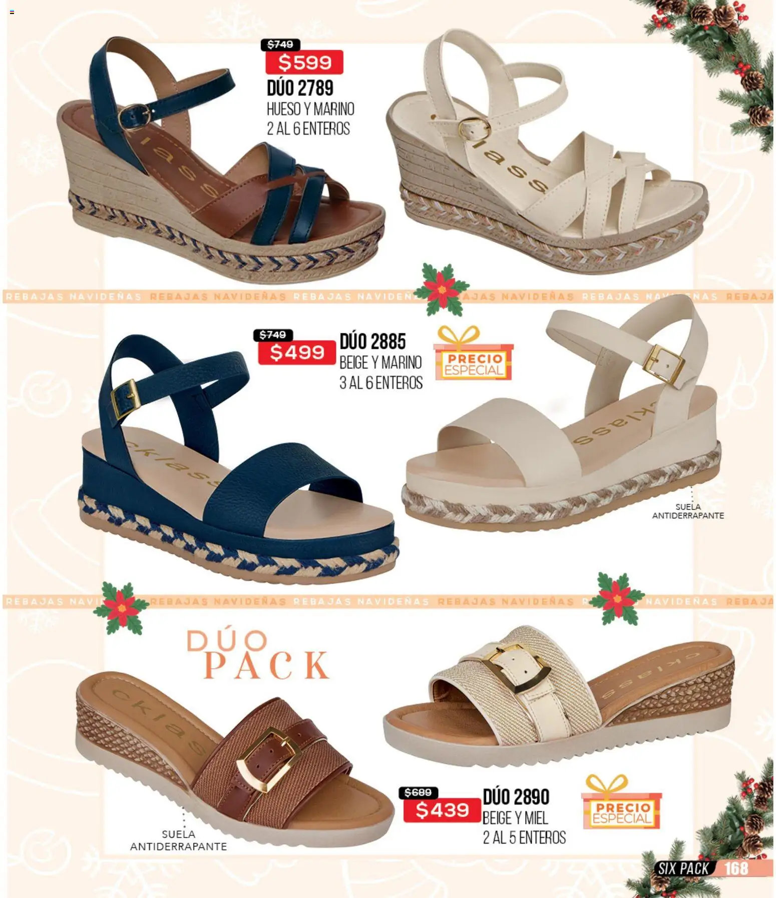 Nuevas ofertas de Cklass válidas en toda la República Mexicana desde el 30.11.2025. ¡Encuentra las mejores ofertas en Cklass catálogo Rebajas Navideñas Calzado! | Página: 169