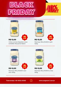 Angeloni Black Friday - Pré-Visualização do folheto da loja Angeloni, válido de 03.11.2025 | Página: 5 | Produtos: Alho, Vinho, Maionese
