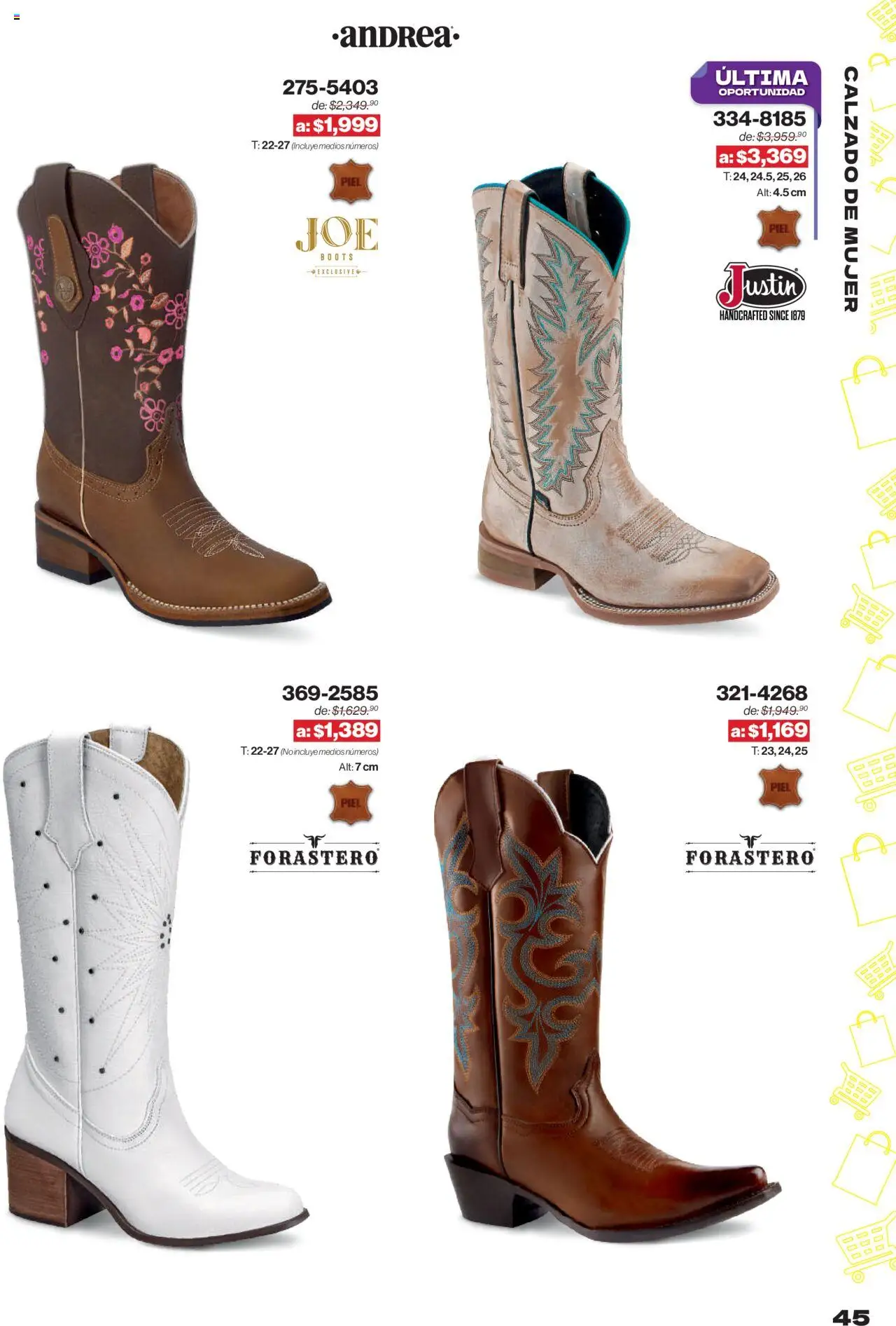 Nuevas ofertas de Andrea válidas en toda la República Mexicana desde el 10.08.2025. ¡Encuentra las mejores ofertas en Andrea - Catálogo Outlet! | Página: 45