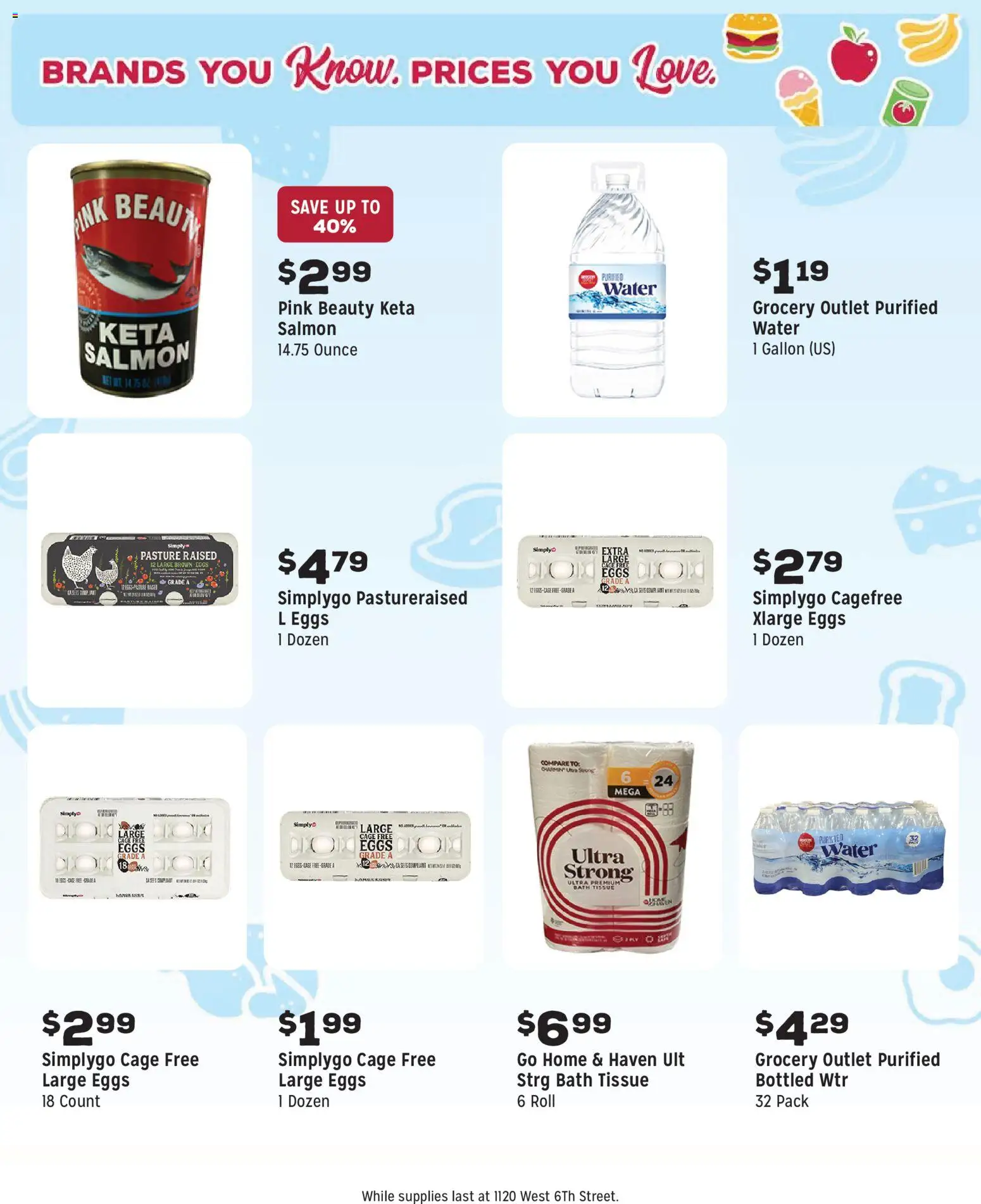 Grocery Outlet Weekly Ad - CA - valid from 17.12.2025 | Page: 11 | Products: Bath, Eggs, Water, Case