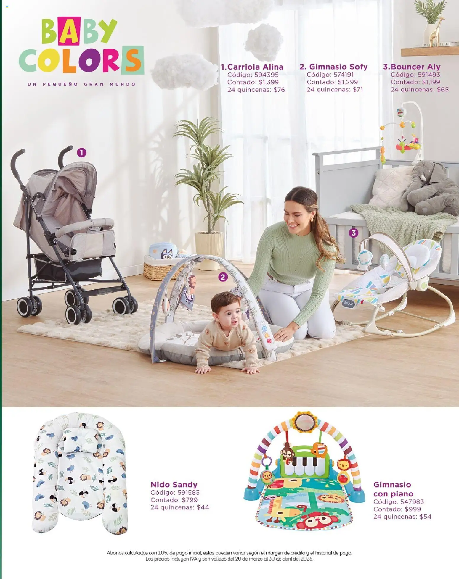 Nuevas ofertas de Coppel válidas en toda la República Mexicana desde el 01.03.2026. ¡Encuentra las mejores ofertas en Coppel catálogo Vacaciones Semana Santa! | Página: 75 | Productos: Carriola