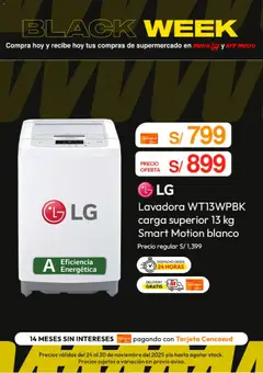 Vista previa de folleto Metro - Black Friday de la Metro válido desde 24.11.2025 | Página: 9 | Productos: Lavadora
