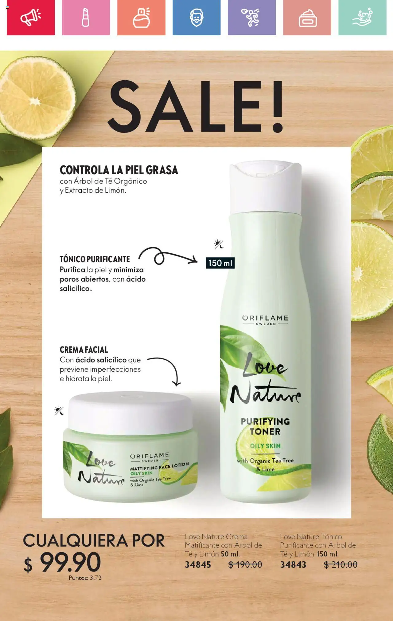 Nuevas ofertas de Oriflame válidas en toda la República Mexicana desde el 02.08.2025. ¡Encuentra las mejores ofertas en Oriflame - Campaña 11 2025! | Página: 18 | Productos: Crema, Limón, Toner, Té
