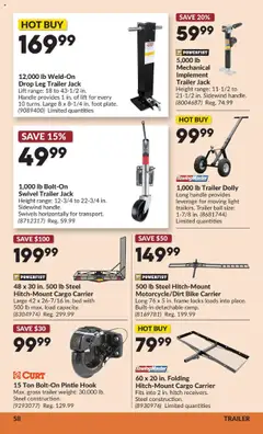 Preview of Princess Auto - 2 Week Sale! from shop Princess Auto valid from 07.10.2025 | Page: 64 | Products: Bed