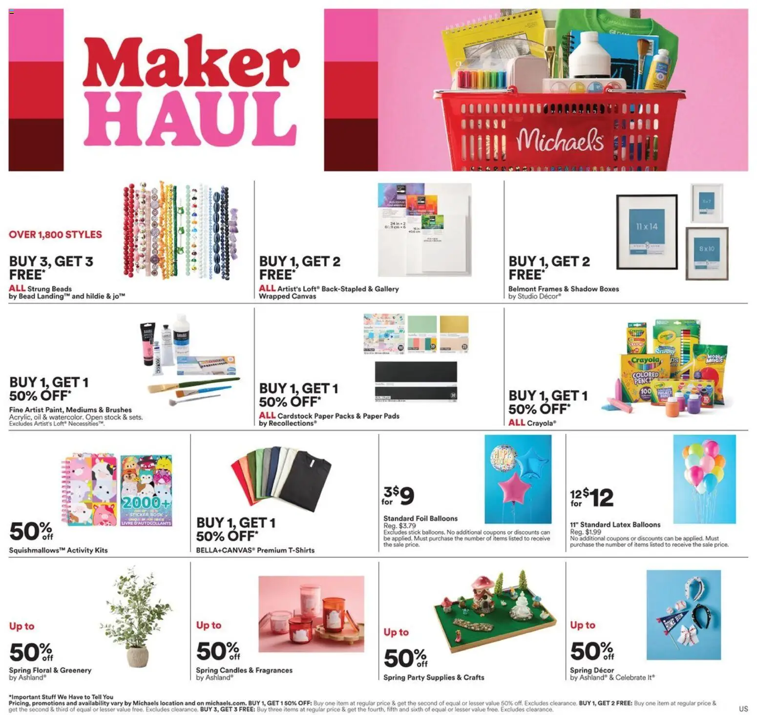 Michaels flyer valid from 12.04.2026 | Page: 1