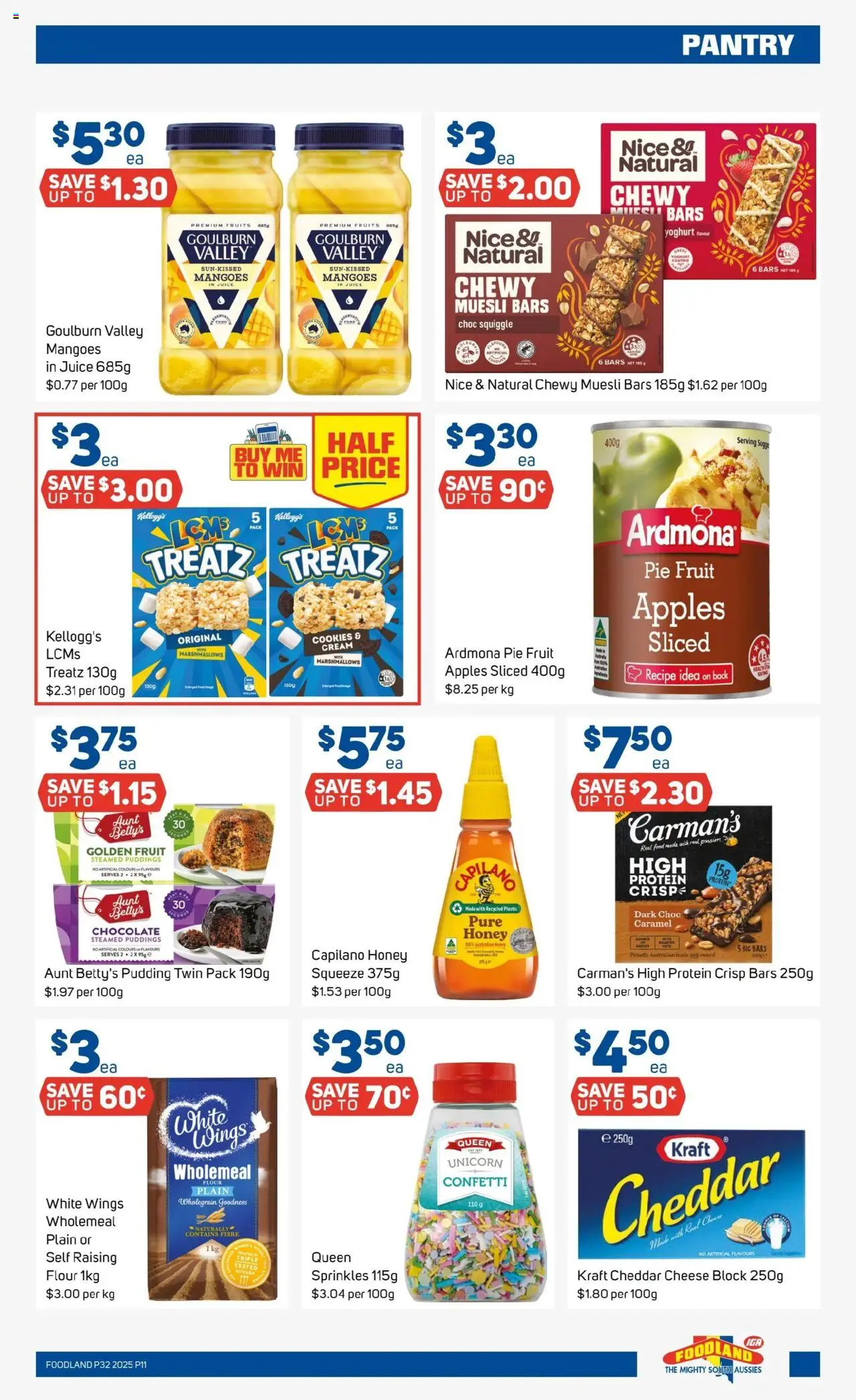 Foodland catalogue - valid from 06.08.2025 | Page: 11 | Products: Chocolate, Juice, Apples, Fruits
