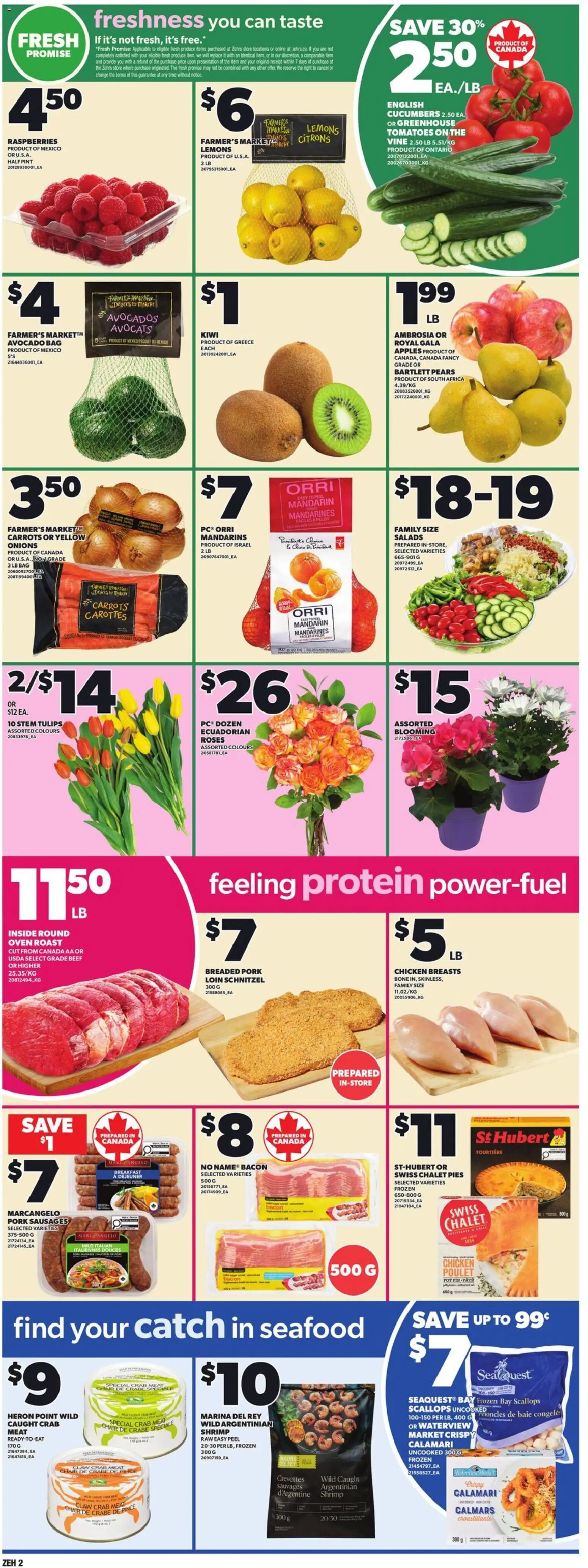 Zehrs flyer valid from 26.02.2026 | Page: 5 | Products: Cucumbers, Bag, Apples, Tomatoes