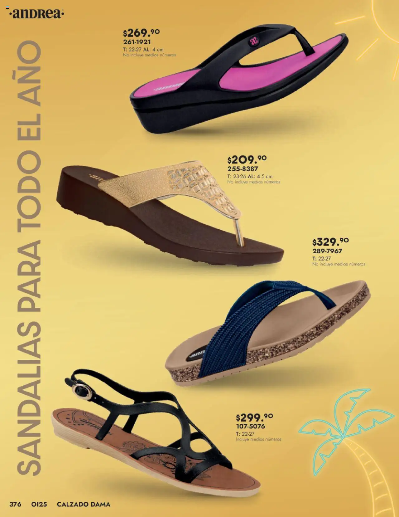 Nuevas ofertas de Andrea válidas en toda la República Mexicana desde el 24.08.2025. ¡Encuentra las mejores ofertas en Andrea - Catálogo Calzado Dama! | Página: 368 | Productos: Sandalias