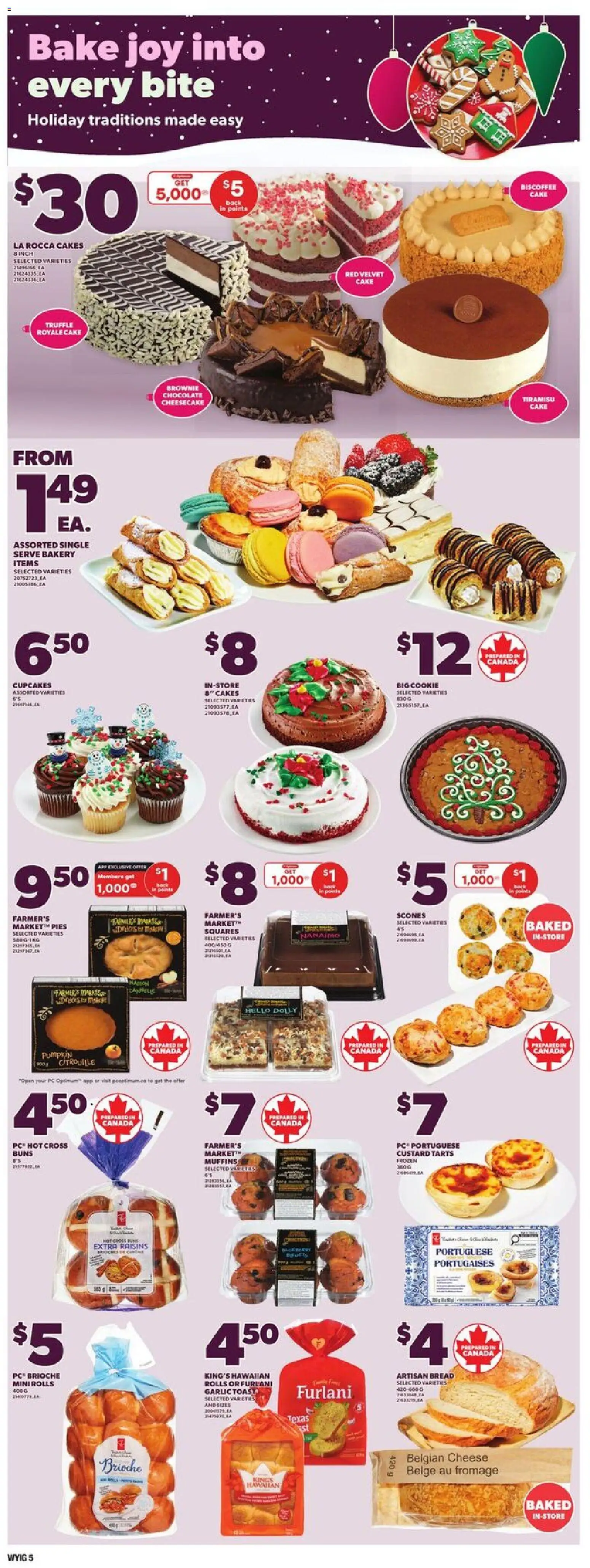 Independent Grocer flyer valid from 18.12.2025 | Page: 8 | Products: PC, Bakery, Bread, Chocolate