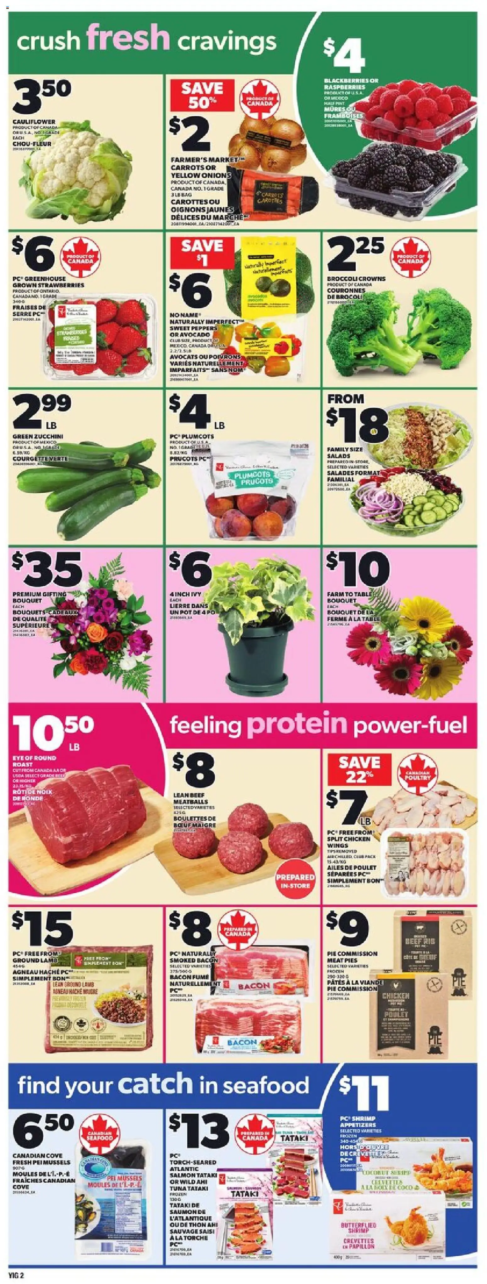 Independent Grocer flyer valid from 30.10.2025 | Page: 5 | Products: Beef, Strawberries, Chicken wings, Table