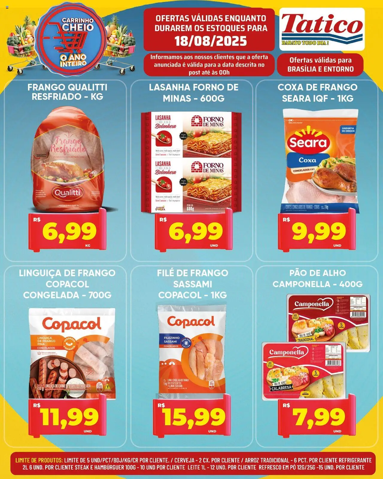 Tatico Folheto - válido de 18.08.2025 | Página: 2 | Produtos: Forno, Alho, Coxa de frango, Pão