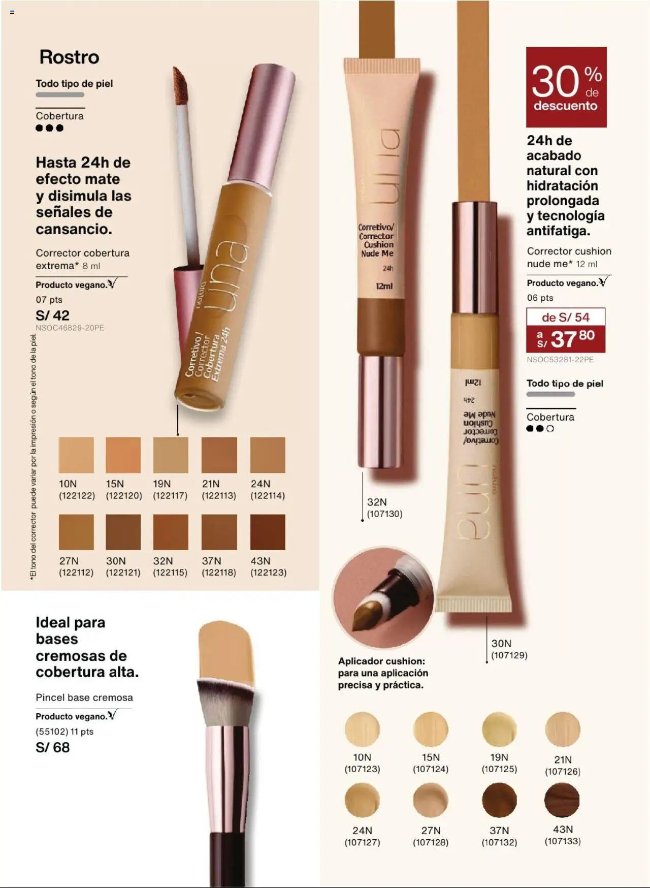 Catálogo Natura válido desde 24.05.2025 | Página: 56 | Productos: Pincel, Corrector