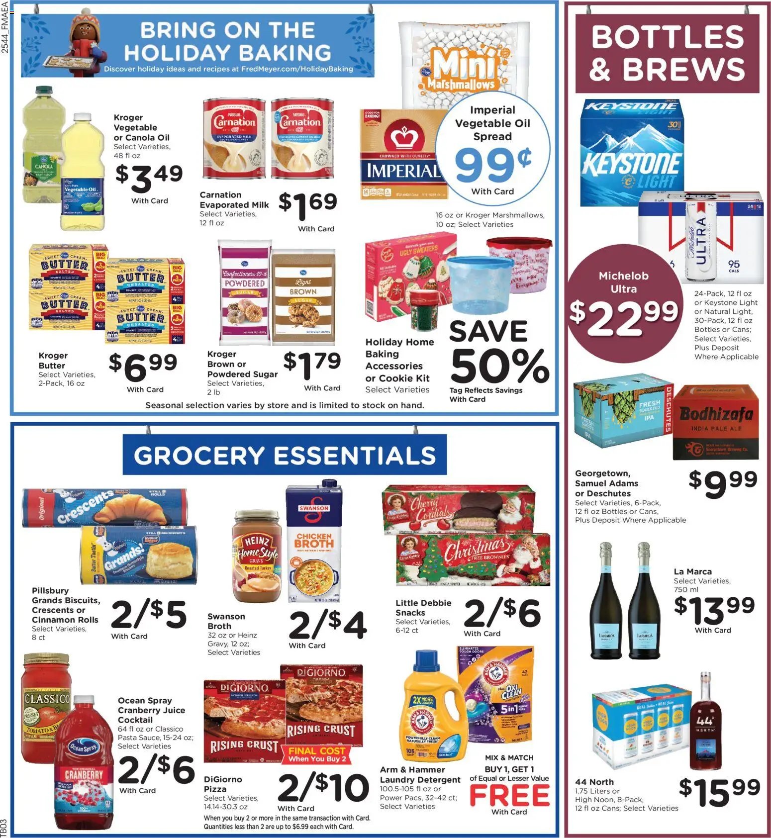 Fred Meyer Weekly Ad - valid from 03.12.2025 | Page: 7 | Products: Milk, Butter, Juice, Sugar