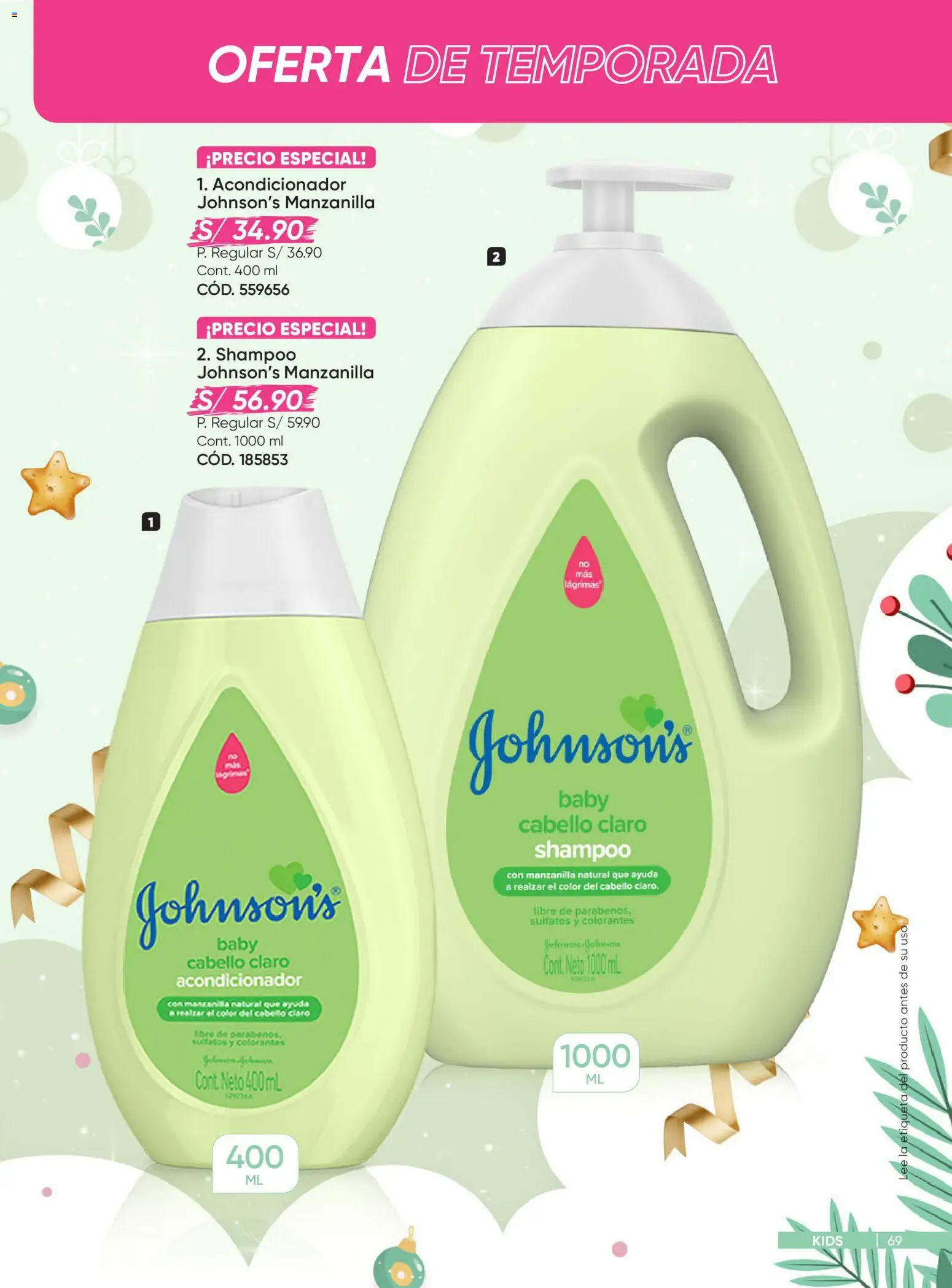 Catálogo Azzorti válido desde 03.11.2025 | Página: 69 | Productos: Shampoo, Acondicionador