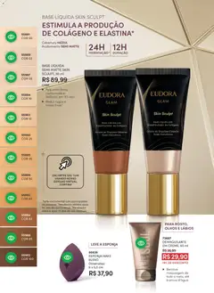 Eudora - Revista 5/2026 - Pré-Visualização do folheto da loja Eudora, válido de 11.03.2026 | Página: 90 | Produtos: Colágeno, Maquiagem, Esponja, Demaquilante